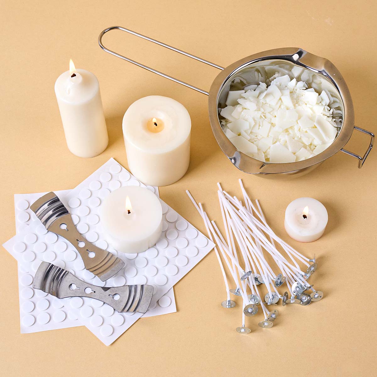 Candle Making Kit For Adults - Kit di Strumenti per Candele Artigianali