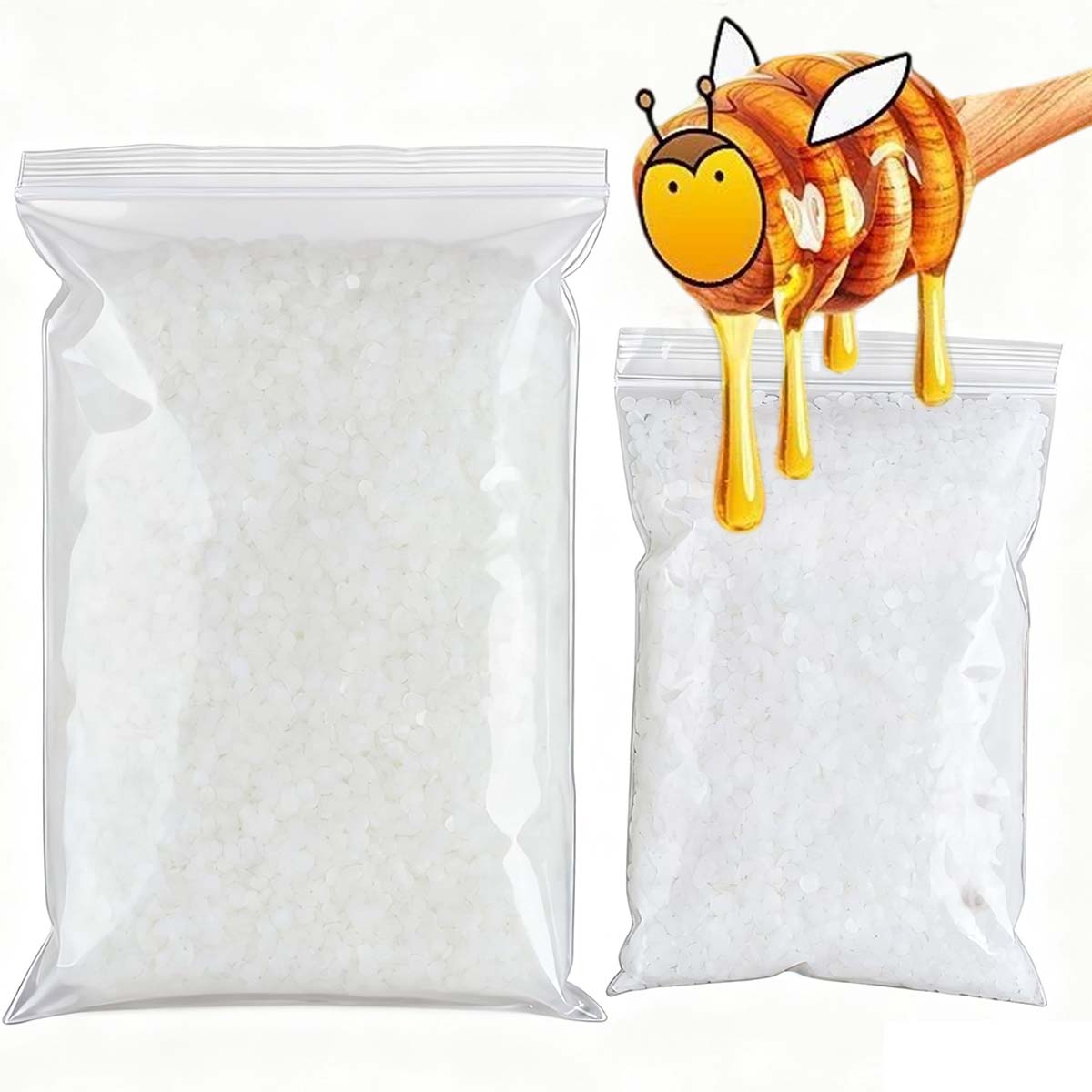 Candle Making Raw Material - 200g-1000g Cera D'api Bianca Pura Naturale