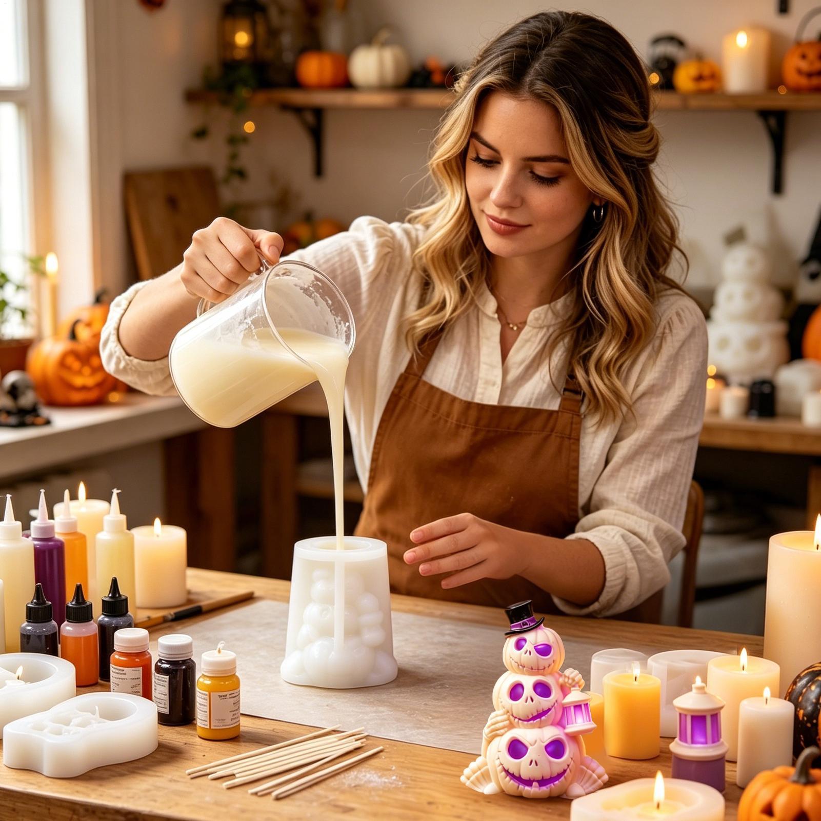 Stampo in silicone 3D a 3 stra - Candle Making Kit For Adults recensione e prezzo