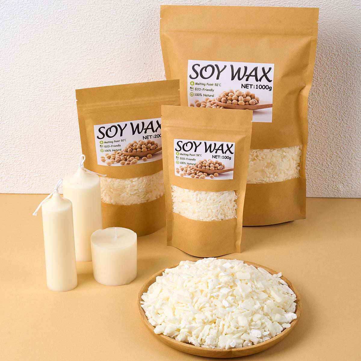 1 libbra di cera di soia bianc - Candle Making Raw Material recensione e prezzo