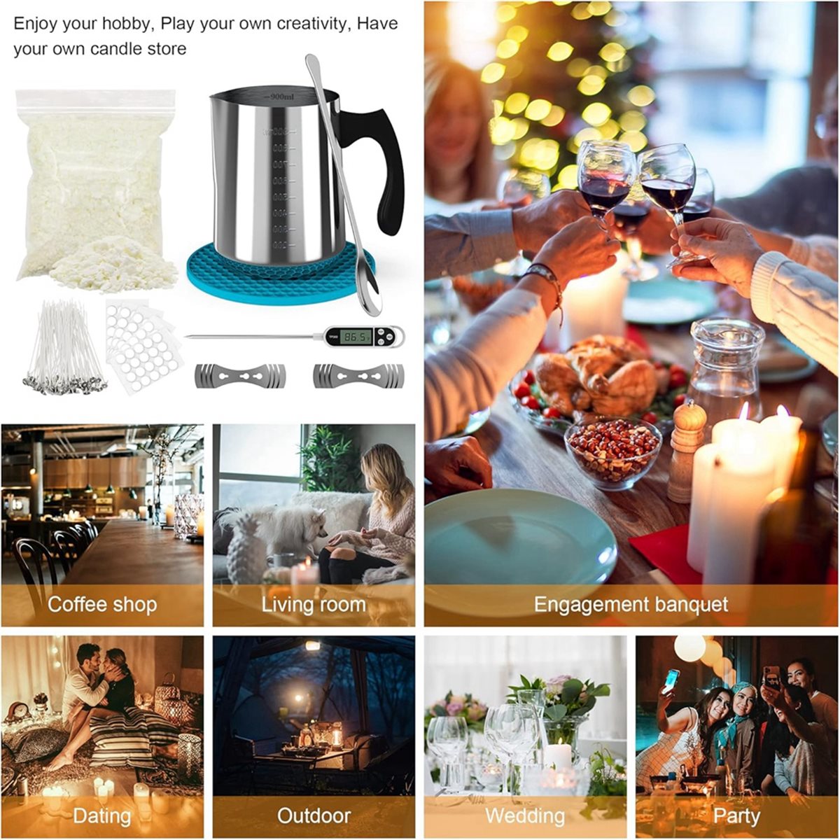 Kit per la creazione di candel - Candle Making Kit For Adults recensione e prezzo