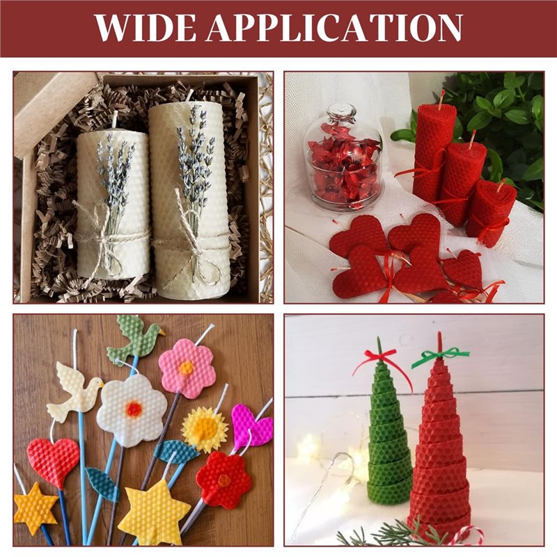 24 fogli di cera d'api da 8 x  - Candle Making Kit For Adults recensione e prezzo